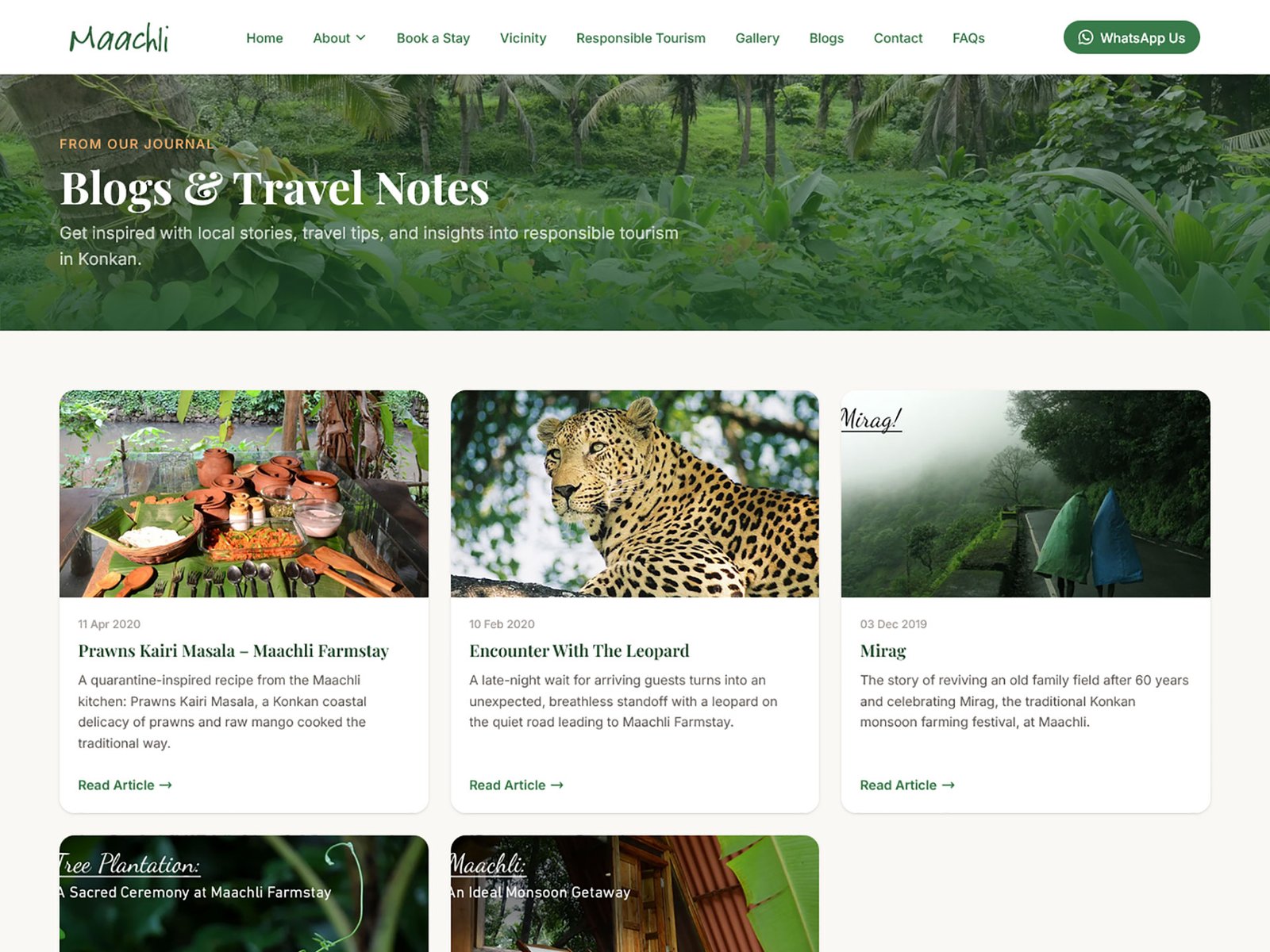 Blogs Page