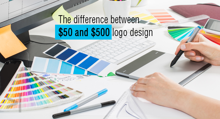 The difference between $50 logo design and $500 logo design