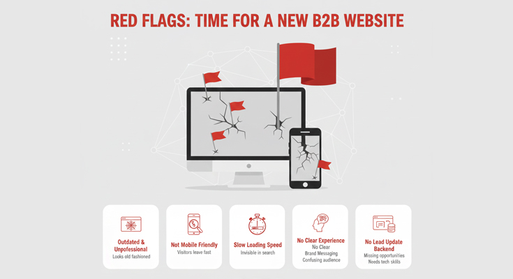 10 Red Flags That Show It’s Time for a New B2B Website