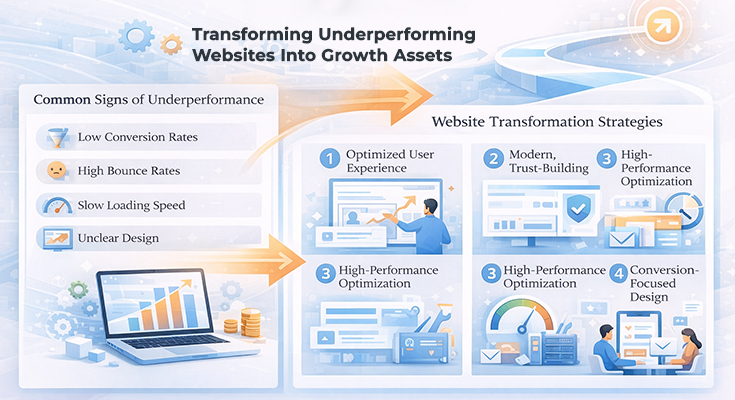 Transforming Underperforming Websites Into Growth Assets