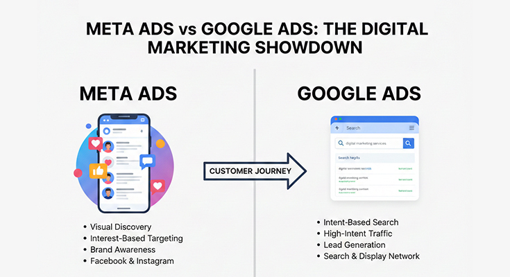 Meta Ads vs Google Ads: When to Use Each for Better Digital Marketing Results
