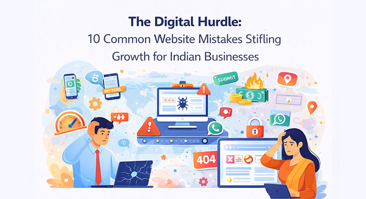The Digital Hurdle: 10 Common Website Mistakes Stifling Growth for Indian Businesses