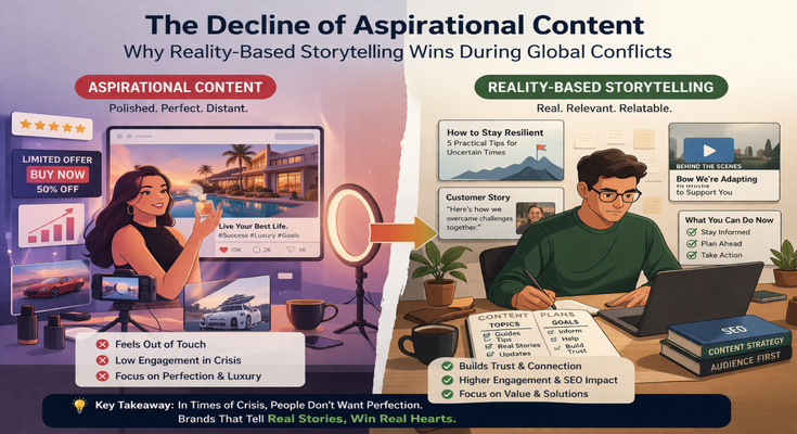The Decline of Aspirational Content Why Reality Based Storytelling Wins During Global Conflicts