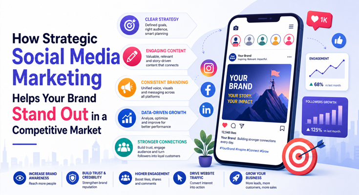 How Strategic Social Media Marketing Helps Your Brand Stand Out in a Competitive Market