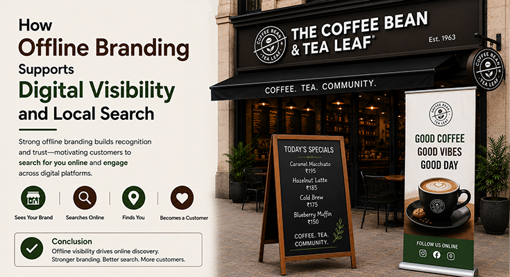 How Offline Branding Supports Digital Visibility and Local Search