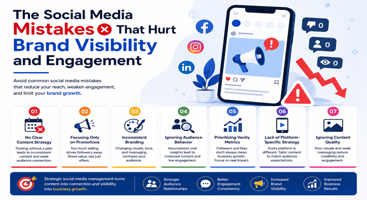 The Social Media Mistakes That Hurt Brand Visibility and Engagement