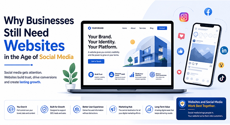 Why Businesses Still Need Websites in the Age of Social Media