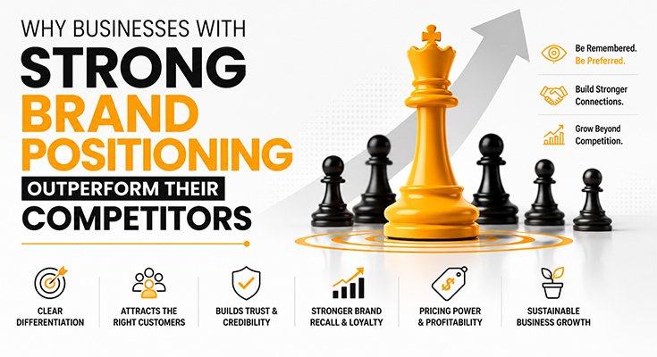 Why Businesses with Strong Brand Positioning Outperform Their Competitors